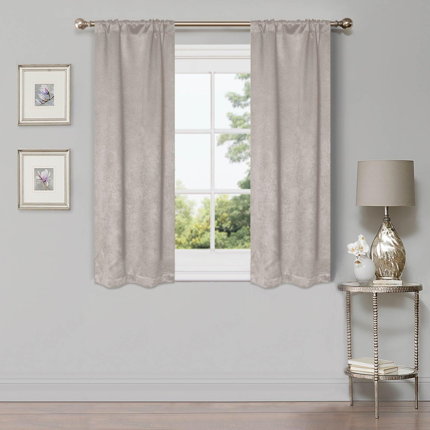 Waverly Thermal Blackout Grommet Curtain Panel Set 26"