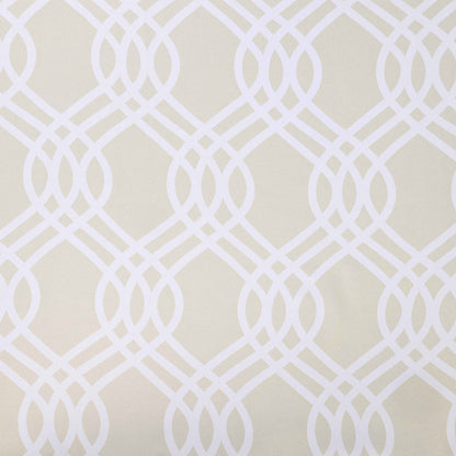 Ribbon Trellis Washable Room Darkening Blackout Curtains, Set of 2
