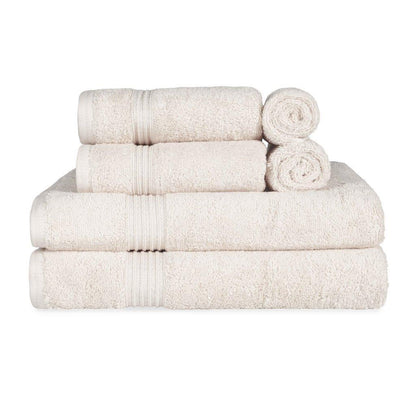 Egyptian Cotton Highly Absorbent Solid Ultra Soft Towel Set Collection