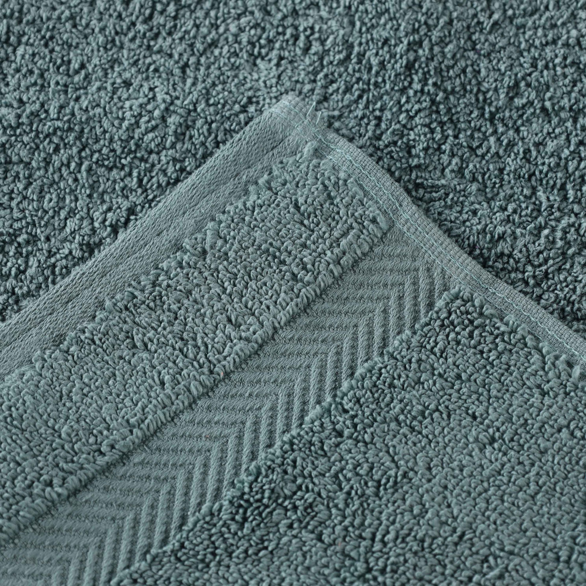 Zero Twist Smart Dry Combed Cotton 2 Piece Bath Towel Set - Jade