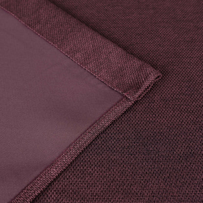 Jaxon Textured Blackout Curtain Set of 2 Panels - Mulberry