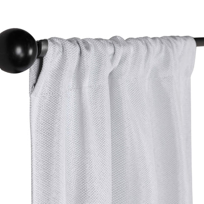 Jaxon Textured Blackout Curtain Set of 2 Panels - Platinum