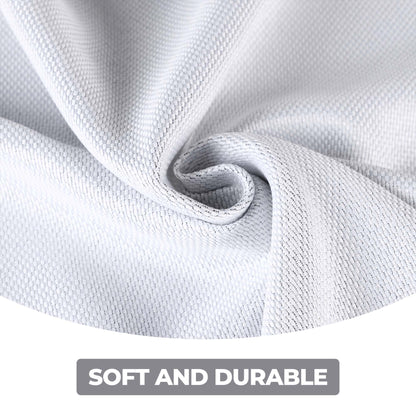 Jaxon Textured Blackout Curtain Set of 2 Panels - Platinum