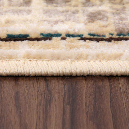 Superior Kylemore Abstract Indoor Area Rug or Runner  - Chocolate