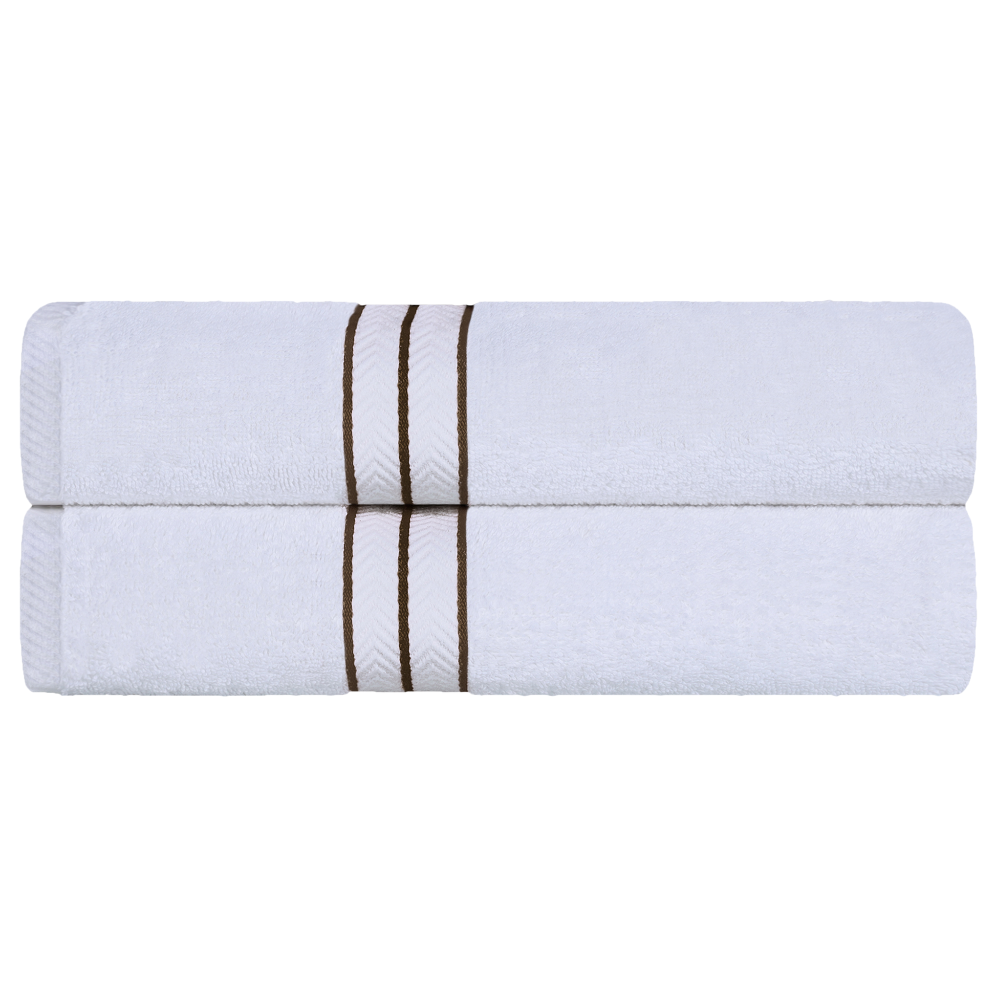 Ultra Plush Turkish Cotton Super Absorbent Solid 2-Piece Bath Sheet Set - Latte