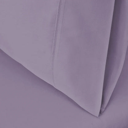 Egyptian Cotton 530 Thread Count Solid Pillowcases Set of 2 - Lavender