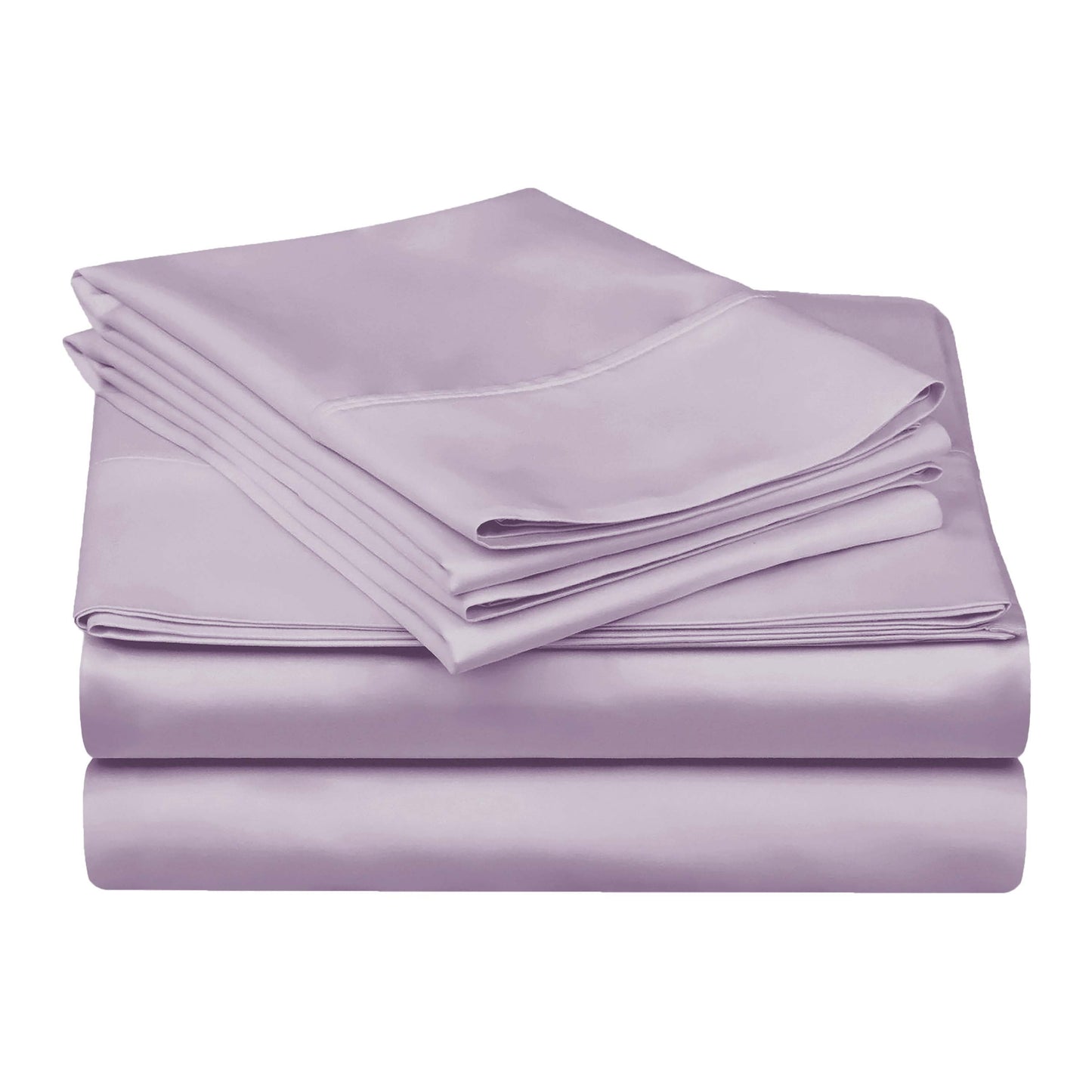Egyptian Cotton 300 Thread Count Solid Deep Pocket Sheet Set - Lavender