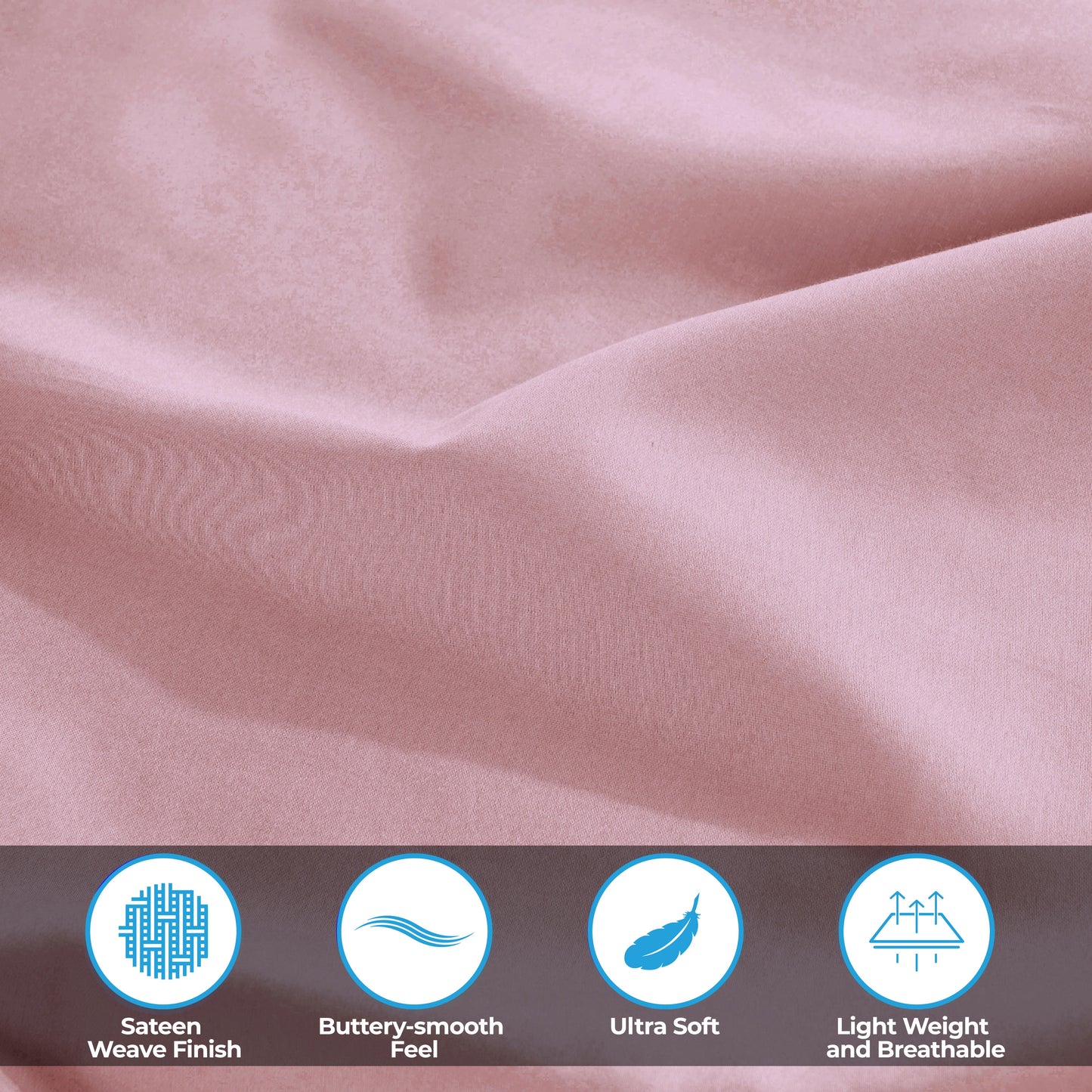 Egyptian Cotton 300 Thread Count Solid Deep Pocket Sheet Set - Lavender