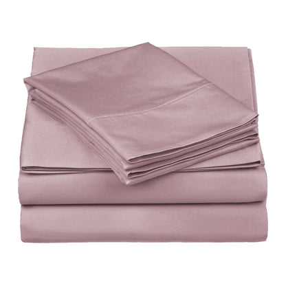 Superior Egyptian Cotton 530 Thread Count Solid Sheet Set - Lavender