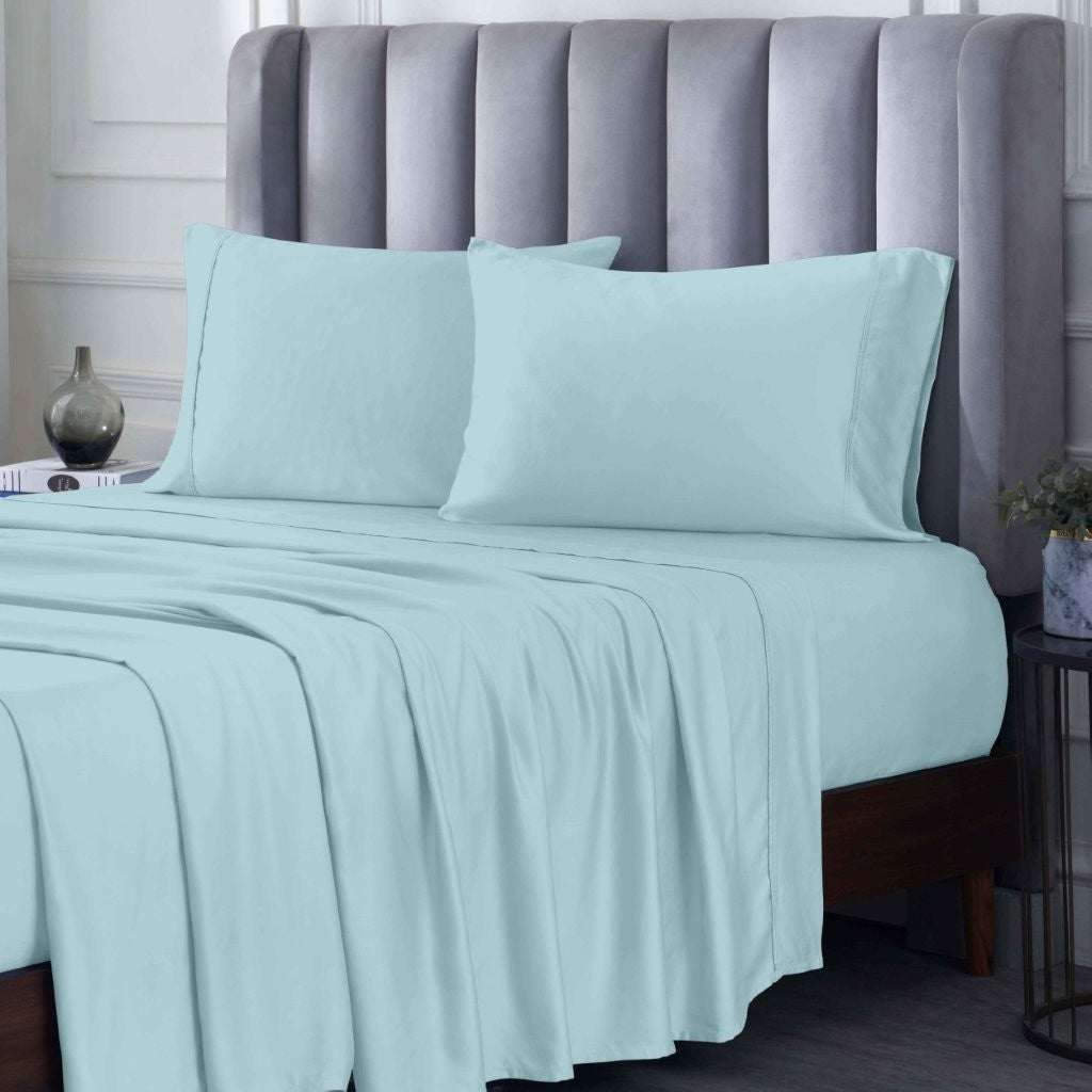 300 Thread Count Rayon From Bamboo Solid Deep Pocket Sheet Set