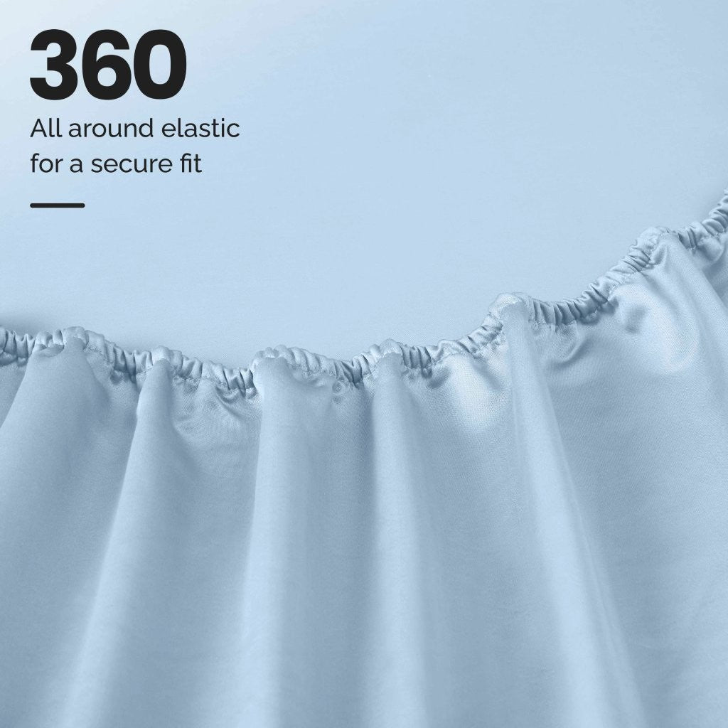 Egyptian Cotton 1200 Thread Count Eco-Friendly Solid Sheet Set