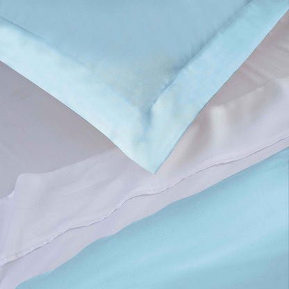 Modal From Beechwood 400 Thread Count Cooling Solid Duvet Cover Set - LightBlue