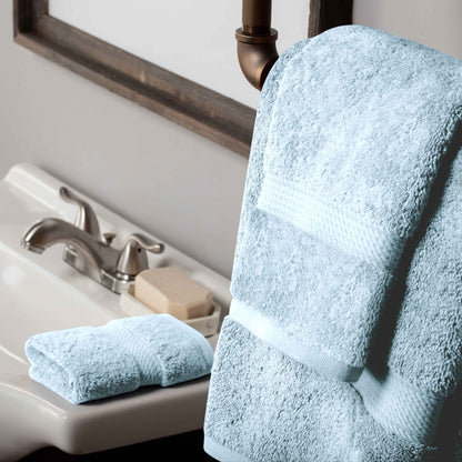 Madison Egyptian Cotton Pile Plush Heavyweight 6 Piece Towel Set