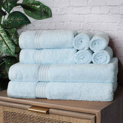 Egyptian Cotton Highly Absorbent Solid Ultra Soft Towel Set Collection