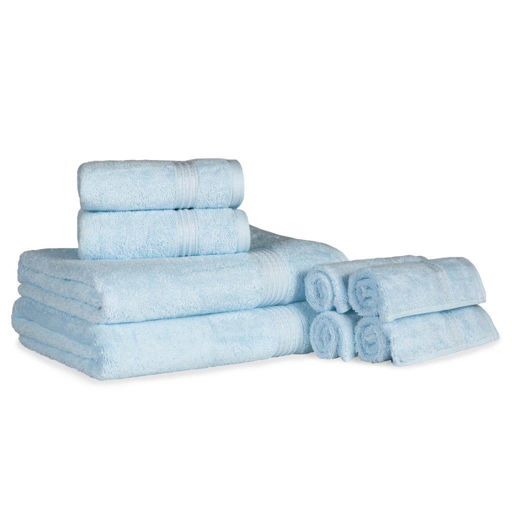 Egyptian Cotton Highly Absorbent Solid Ultra Soft Towel Set Collection