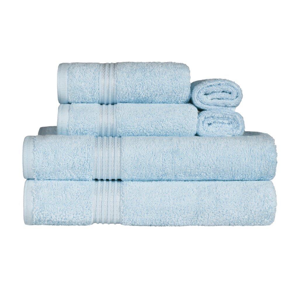 Egyptian Cotton Highly Absorbent Solid Ultra Soft Towel Set Collection