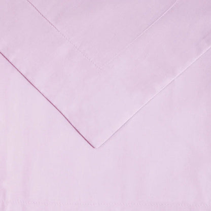 Cotton Percale Modern Traditional Duvet Cover Set - Lilac