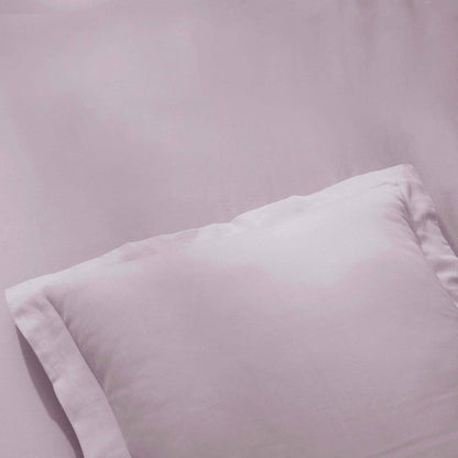 Egyptian Cotton 400 Thread Count Solid Duvet Cover Set - Lilac