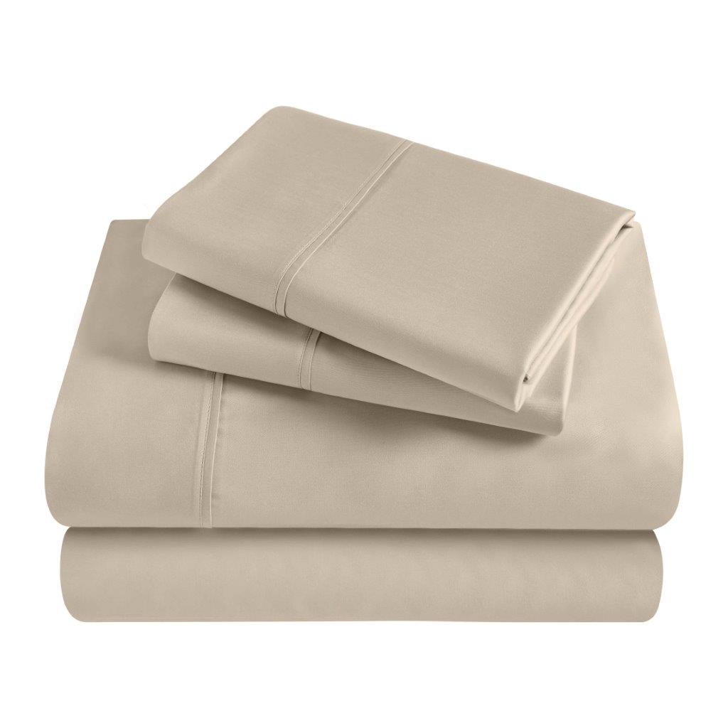 Modal From Beechwood 400 Thread Count Cooling Solid Bed Sheet Set - Linen