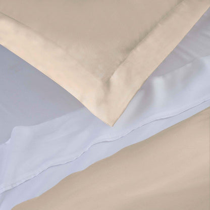 Modal From Beechwood 400 Thread Count Cooling Solid Duvet Cover Set - Linen