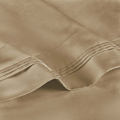 Premium 650 Thread Count Egyptian Cotton Solid Pillowcase Set - Linen