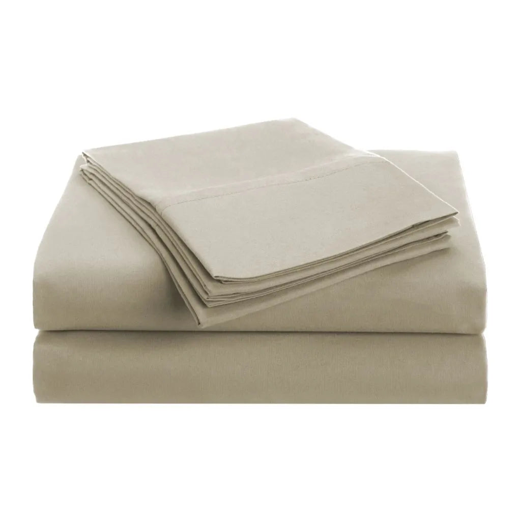 Brushed Microfiber Deep Pocket Breathable 4 Piece Bed Sheet Set