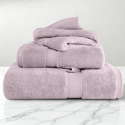 Madeline Egyptian Cotton Pile Plush Heavyweight 3 Piece Towel Set