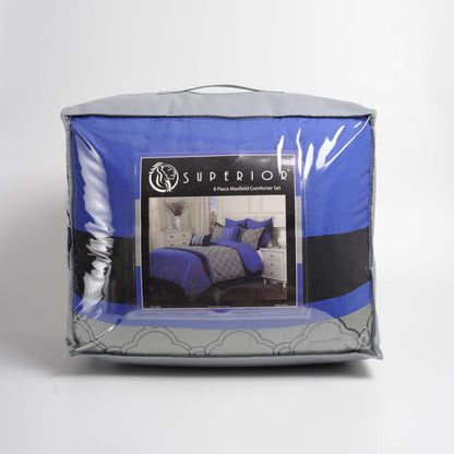 Superior Maxfield 8-Piece Microfiber Bedding Set -Maxfield