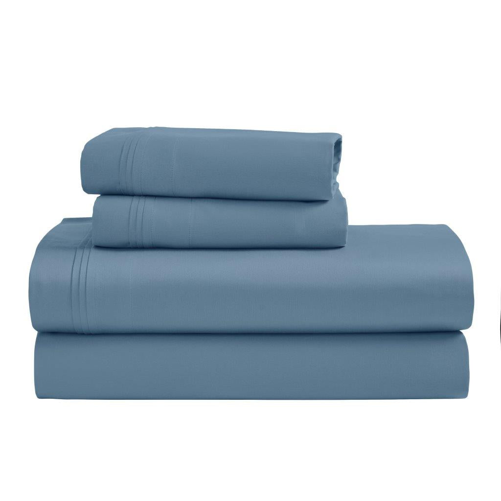 Egyptian Cotton 1500 Thread Count Eco Friendly Solid Sheet Set - MediumBlue