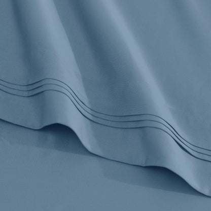 Egyptian Cotton 1500 Thread Count Eco Friendly Solid Sheet Set - MediumBlue