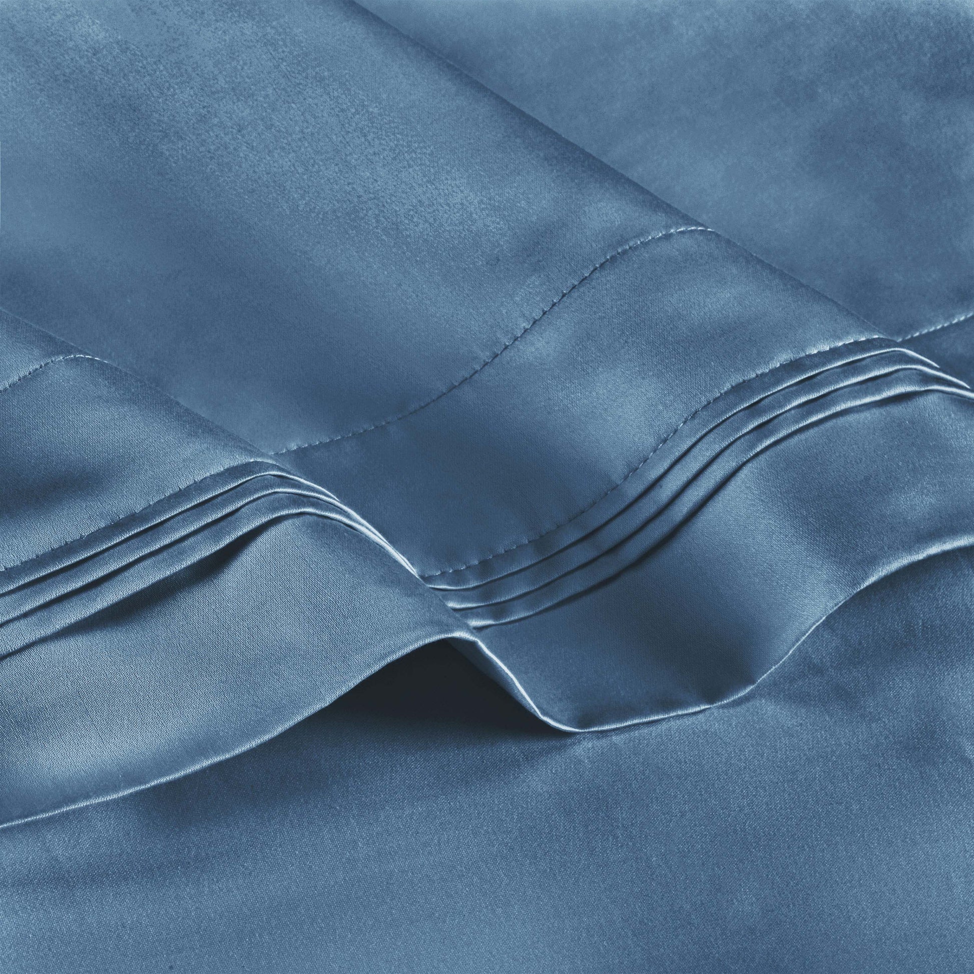 Premium 650 Thread Count Egyptian Cotton Solid Pillowcase Set - MediumBlue