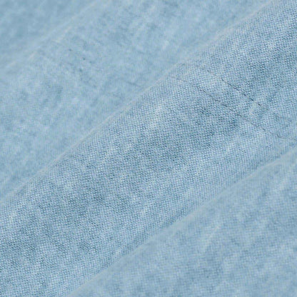 Melange Flannel Cotton Two-Toned Textured Deep Pocket Sheet Set - Blue