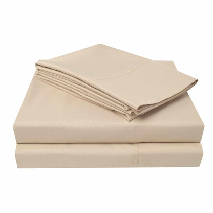 Superior Microfiber Embossed Crocodile Wrinkle-Free Deep Pocket Sheet Set