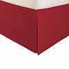 Microfiber Wrinkle-Free Solid 15-Inch Drop Bed Skirt - Burgundy