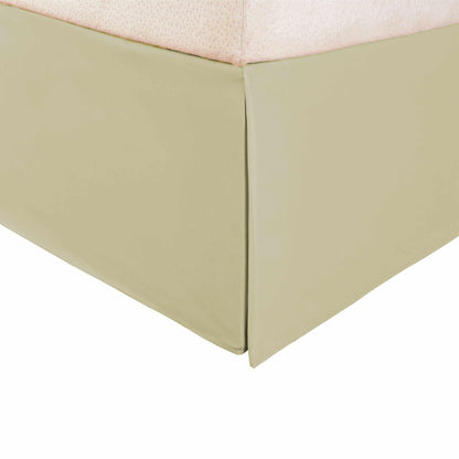 Microfiber Wrinkle-Free Solid 15-Inch Drop Bed Skirt - Sage