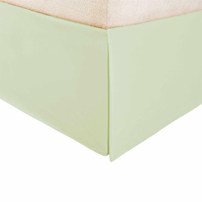 Microfiber Wrinkle-Free Solid 15-Inch Drop Bed Skirt - Mint
