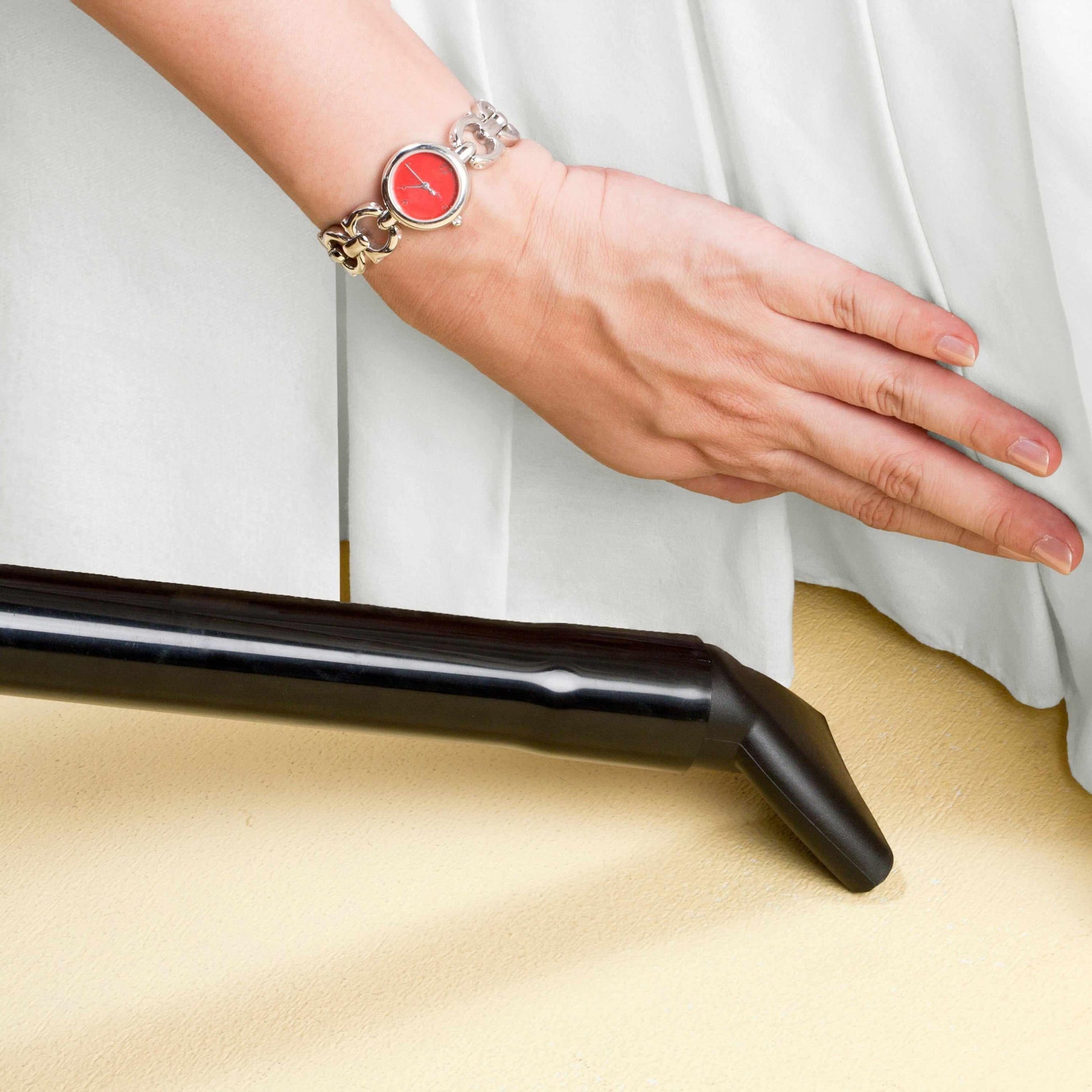 Microfiber Wrinkle-Free Solid 15-Inch Drop Bed Skirt - Chrome