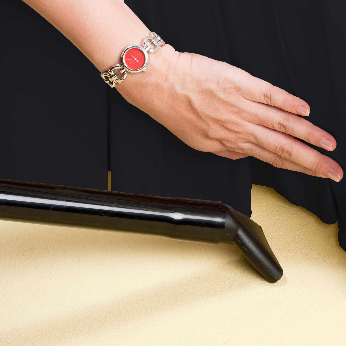 Microfiber Wrinkle-Free Solid 15-Inch Drop Bed Skirt - Black