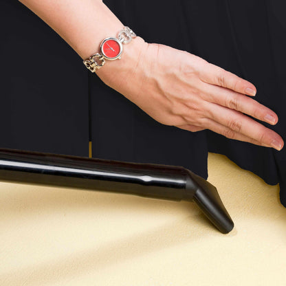 Microfiber Wrinkle-Free Solid 15-Inch Drop Bed Skirt - Black