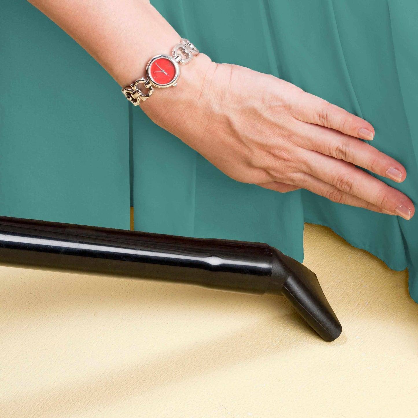 Microfiber Wrinkle-Free Solid 15-Inch Drop Bed Skirt - Teal