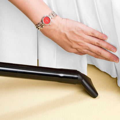 Microfiber Wrinkle-Free Solid 15-Inch Drop Bed Skirt - White