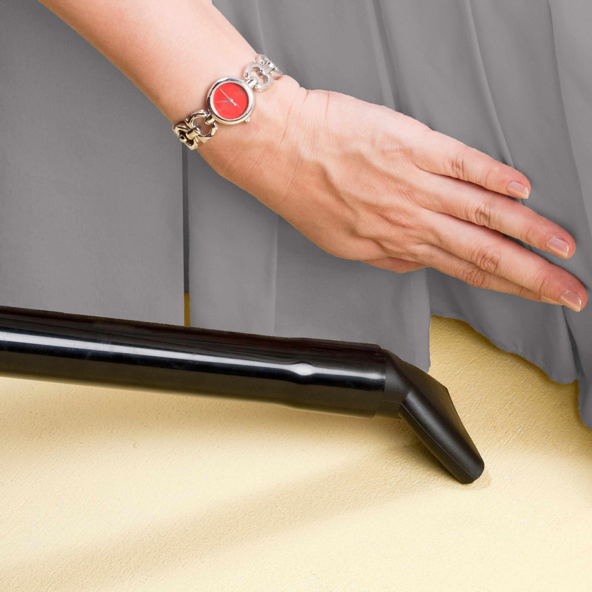 Microfiber Wrinkle-Free Solid 15-Inch Drop Bed Skirt - Silver