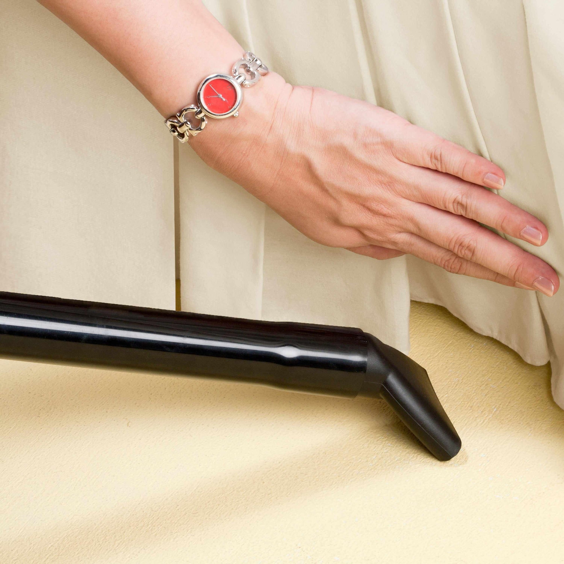 Microfiber Wrinkle-Free Solid 15-Inch Drop Bed Skirt - Beige