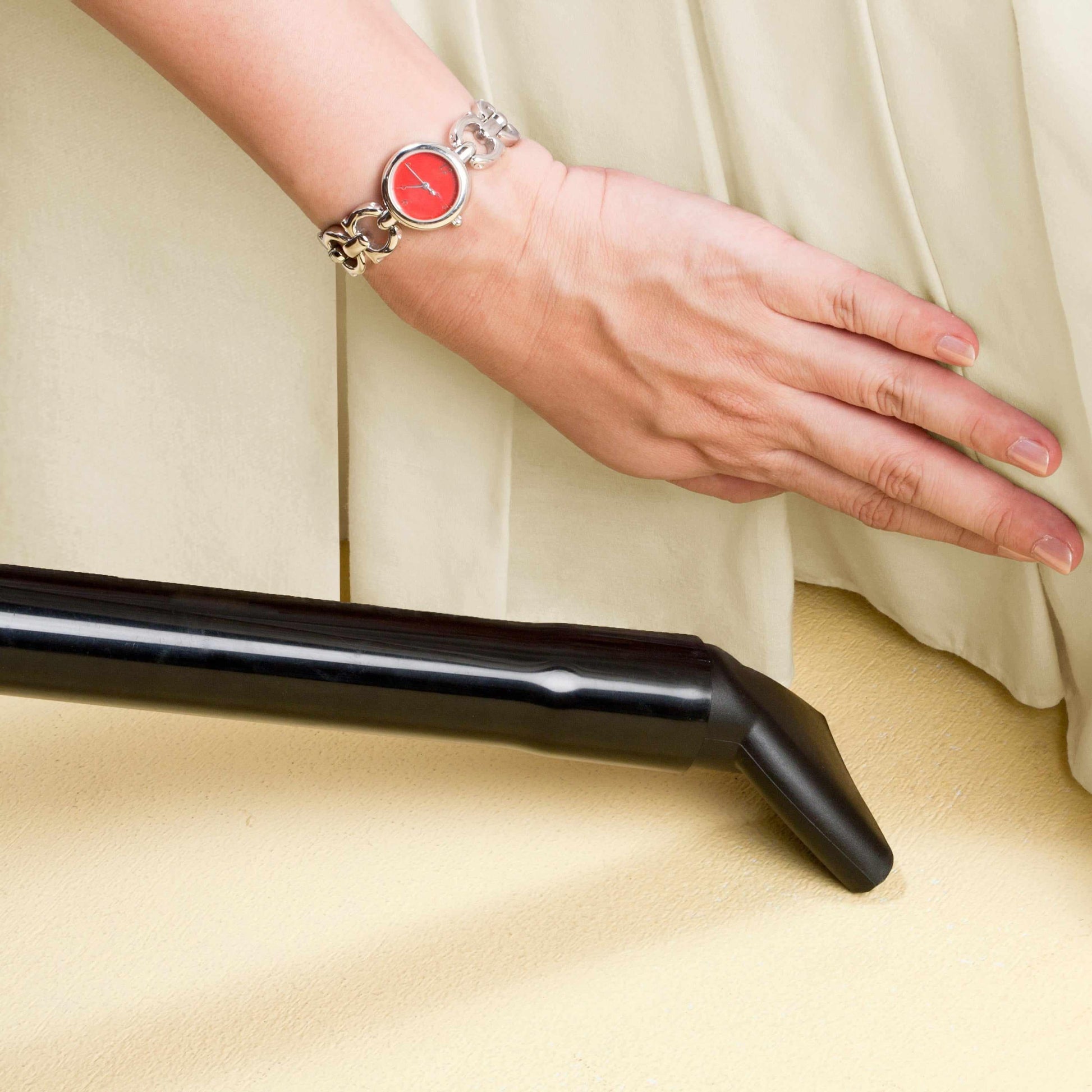 Microfiber Wrinkle-Free Solid 15-Inch Drop Bed Skirt - Beige