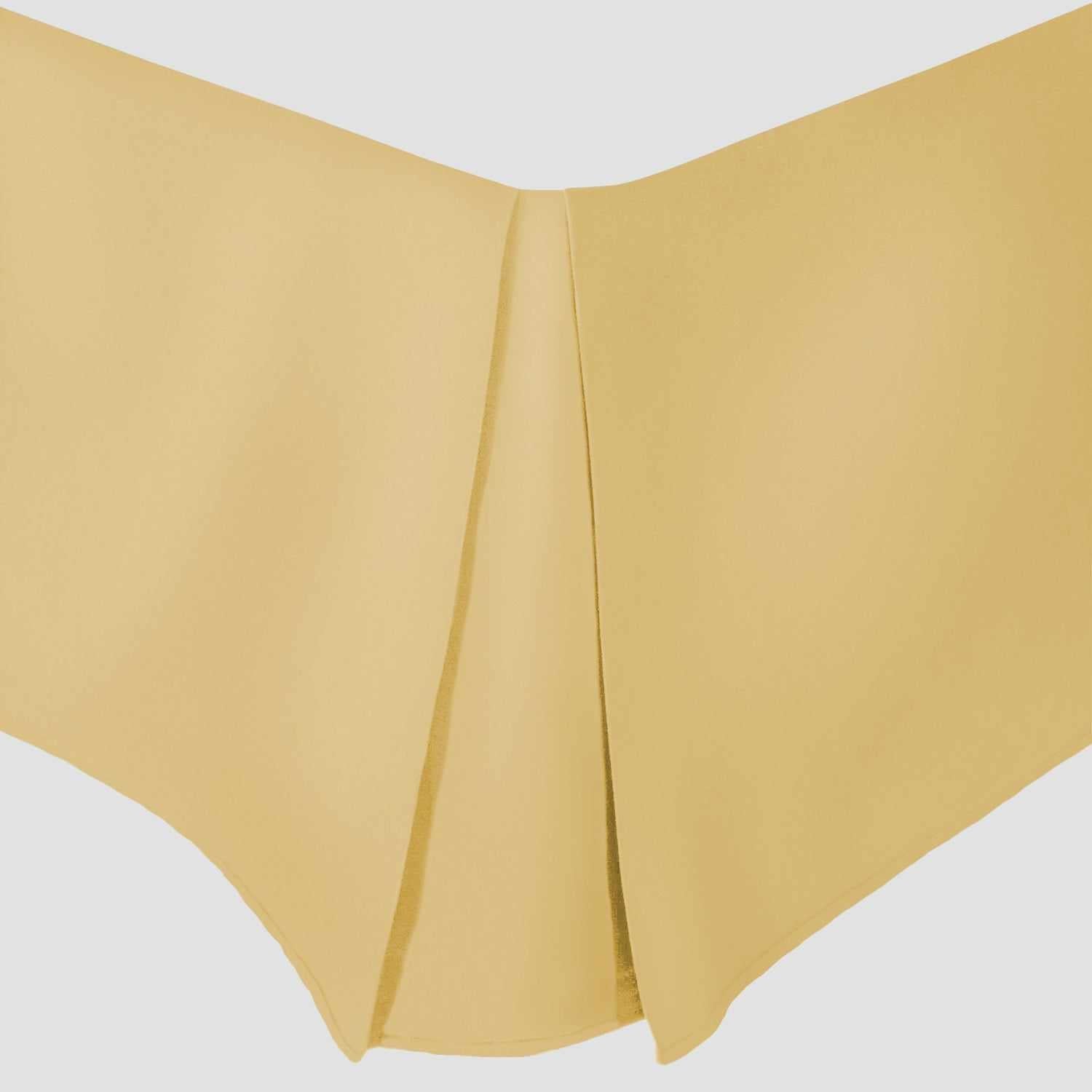 Microfiber Wrinkle-Free Solid 15-Inch Drop Bed Skirt - Gold