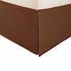 Microfiber Wrinkle-Free Solid 15-Inch Drop Bed Skirt - Mocha