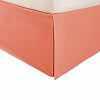 Microfiber Wrinkle-Free Solid 15-Inch Drop Bed Skirt - Coral