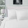 Superior Microfiber Wrinkle-Free and Breathable Solid Infinity Embroidery Duvet Cover Set - White