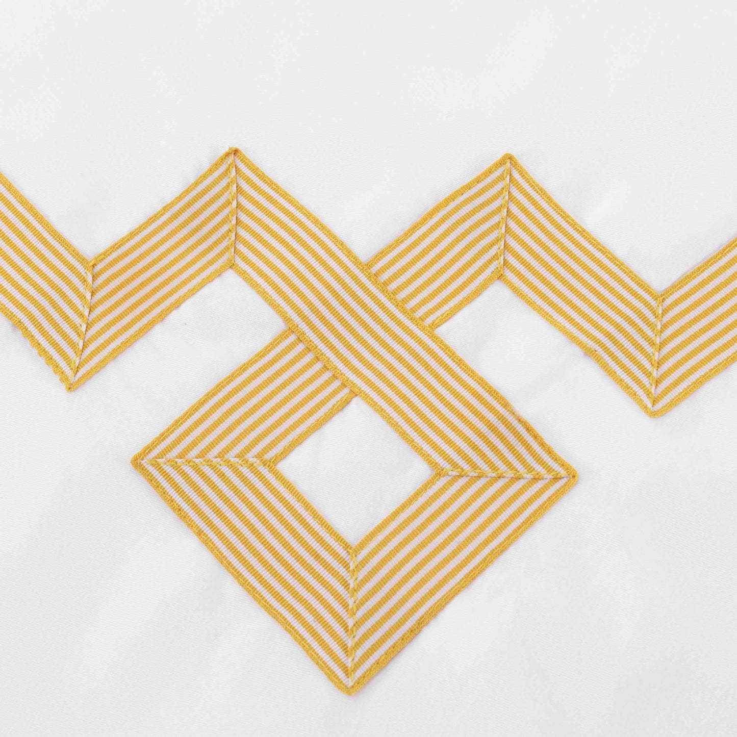  Superior Miller Embroidered Border Cotton Duvet Cover Set -Gold