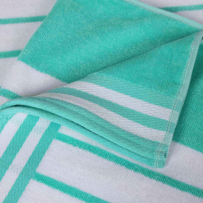 Striped Extra Large Oversized Absorbent Quick Dry Cotton Beach Towel